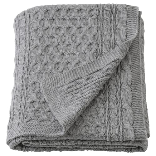DÅRÖRT Throw - gray 51x67 "