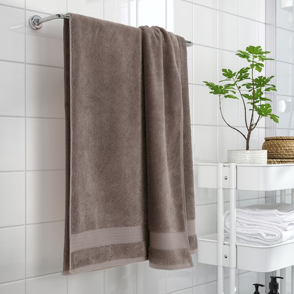 DÅRREPE Bath sheet, brown, 39x59 "