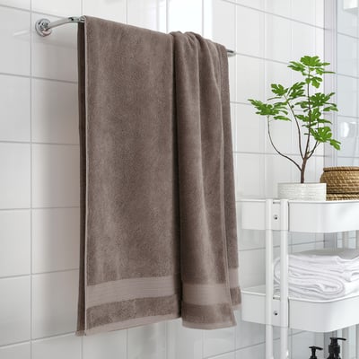 DÅRREPE Bath sheet, brown, 39x59 "