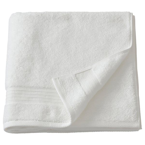 FREDRIKSJÖN Bath towel, white, 28x55 - IKEA