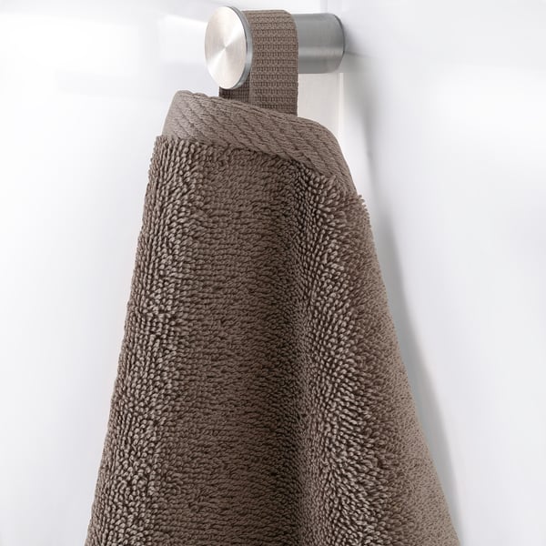 FREDRIKSJÖN Hand towel, dark gray, 16x28 - IKEA