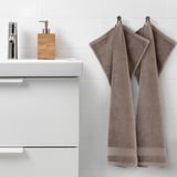 DÅRREPE Hand towel, brown, 16x28 "