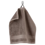 DÅRREPE Washcloth, brown, 12x12 "
