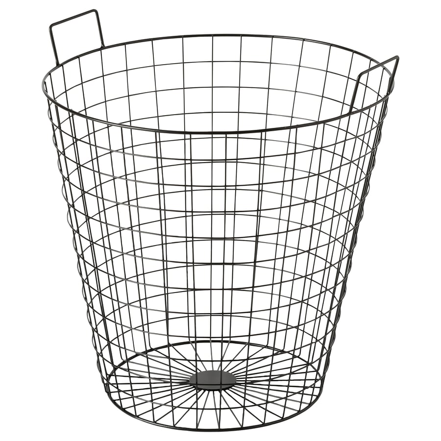 DATANÖRD Wire basket, black, 16 ½x15 ¾x17 ¾" IKEA