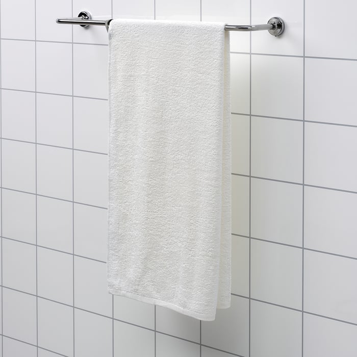 DIMFORSEN bath towel, white, 28x55" IKEA