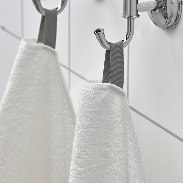 DIMFORSEN bath towel, white, 28x55" IKEA