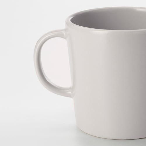 DINERA mug, beige, 10 oz IKEA