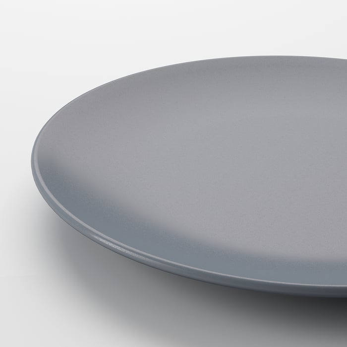 DINERA Plate, grayblue IKEA