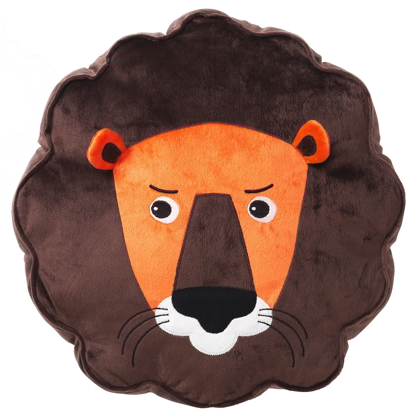 DJUNGELSKOG Cushion, lion, brown IKEA