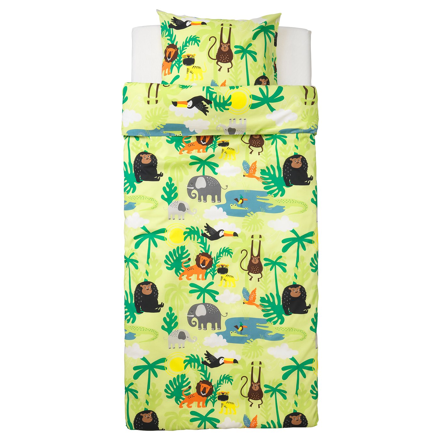 jungle animal duvet cover