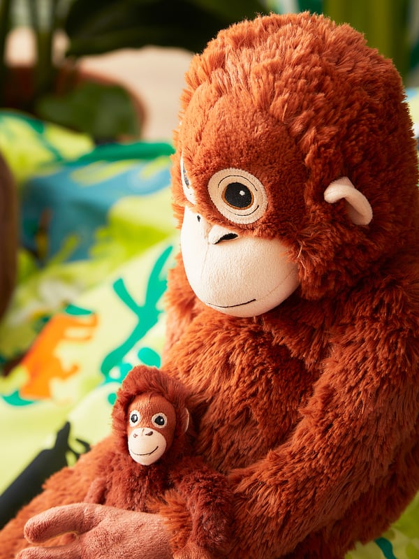 DJUNGELSKOG Soft toy, orangutan IKEA