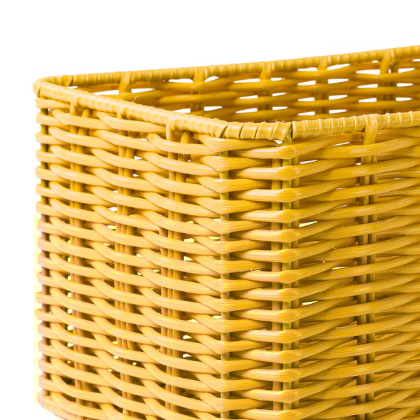DJURTRÄNARE Basket, beige-green, 7x9 ¾x5 ½ "