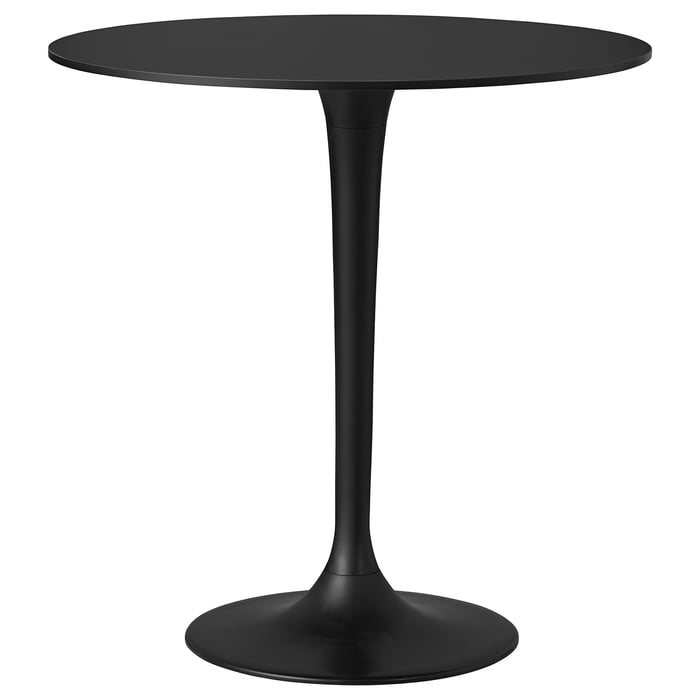 DOCKSTA bar table, black/black, 401/2" IKEA