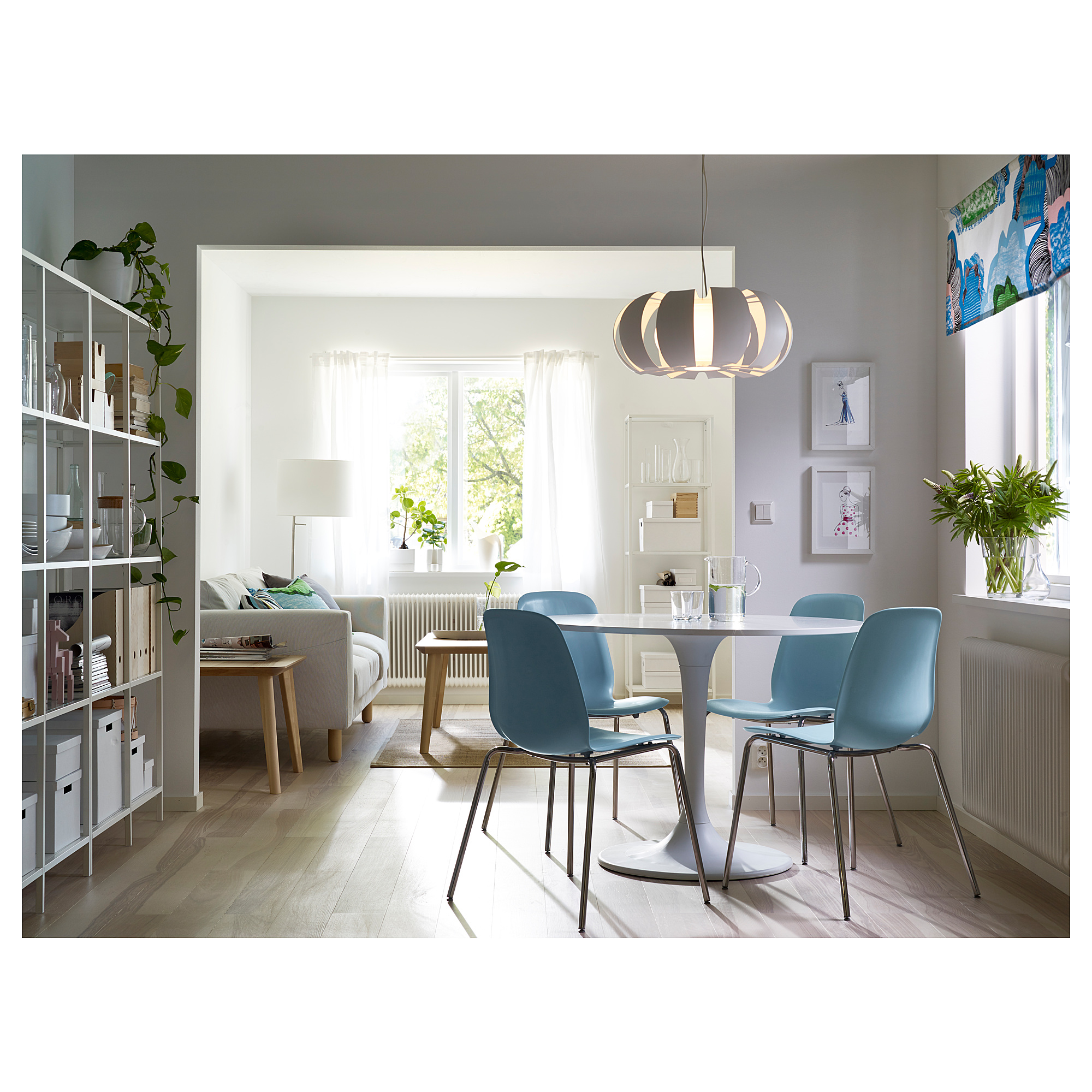 DOCKSTA Table, white, white IKEA