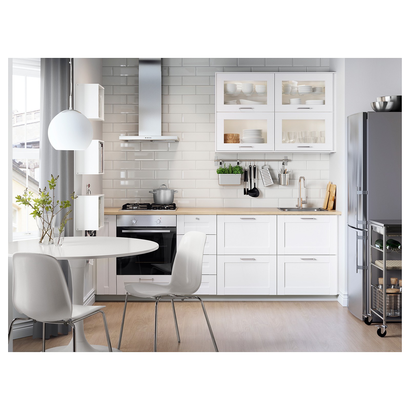 DOCKSTA Table, white IKEA