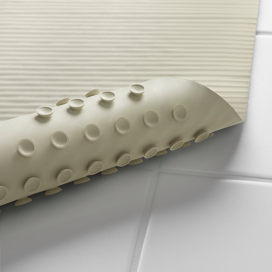 DOPPA bathtub mat, beige, 13x33" - IKEA US