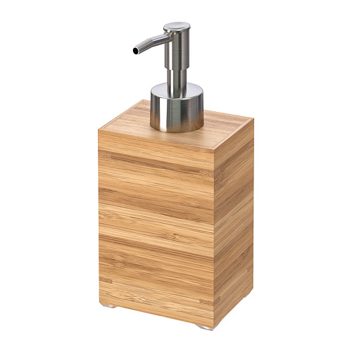 DRAGAN Soap dispenser, bamboo