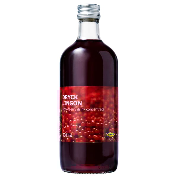 DRYCK LINGON Lingonberry syrup IKEA