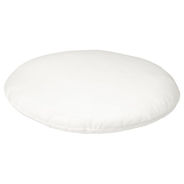 JÄRPÖN/DUVHOLMEN Chair pad, outdoor, white, 195/8x195/8 - IKEA