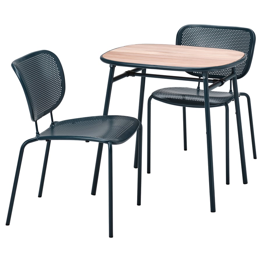 DUVSKÄR bistro set, outdoor/blackblue IKEA