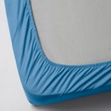 DVALA Fitted sheet, blue, Twin X-long