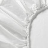 DVALA Fitted sheet, white, Twin