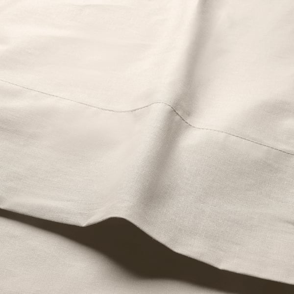 DVALA Sheet set, beige, Full/Double