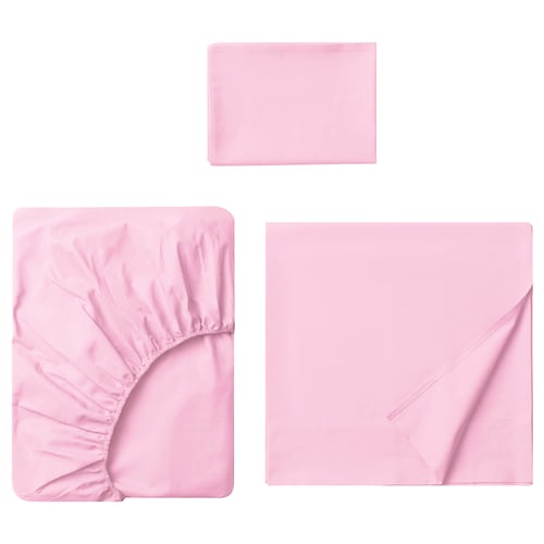 DVALA Sheet set, pink, Twin