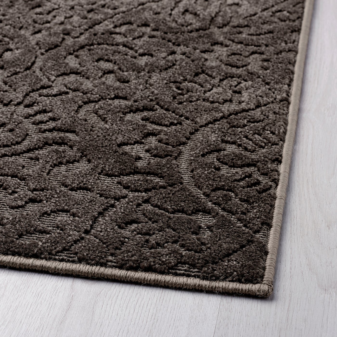 DYNT Rug, low pile, gray IKEA