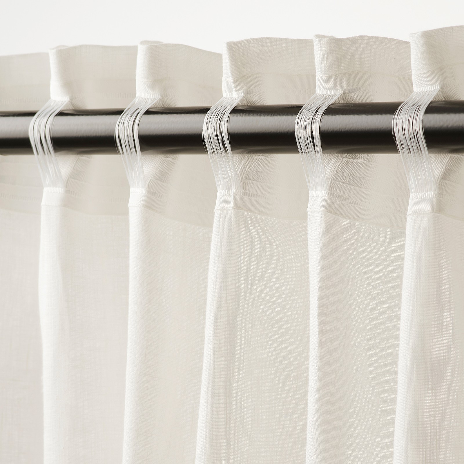 DYTÅG Curtains, 1 pair, white, 57x98 " IKEA
