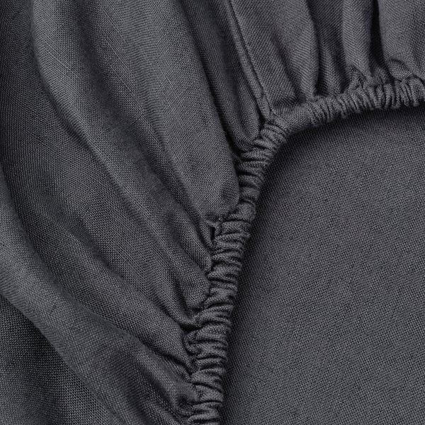 DYTÅG Sheet set, dark gray, Queen