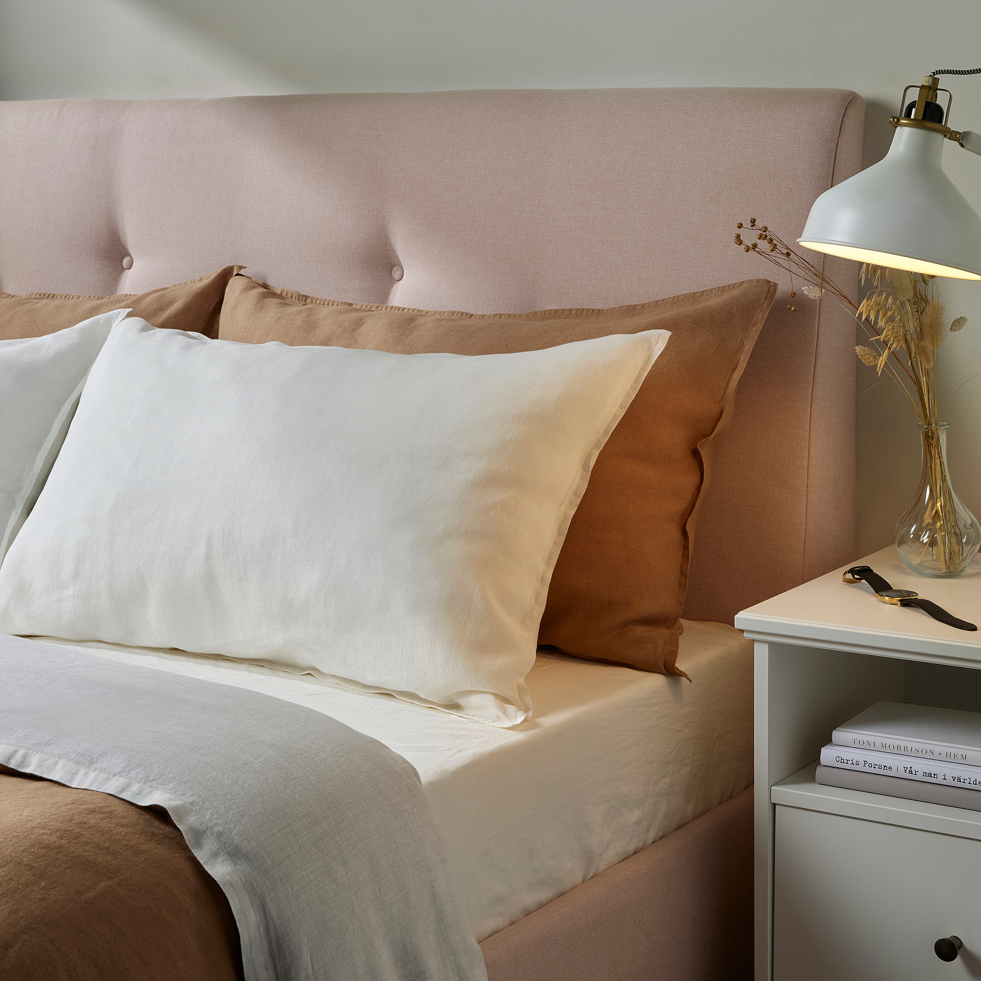 DYTÅG Sheet set, white, Queen