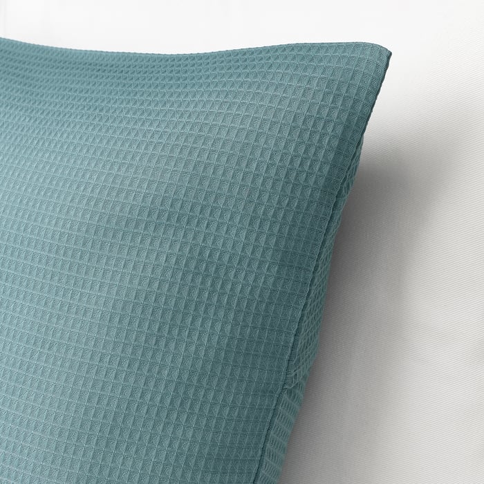 EBBATILDA cushion cover, grayturquoise, 20x20" IKEA