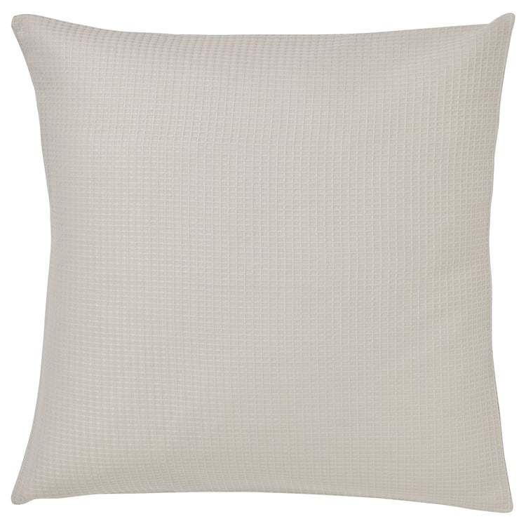 EBBATILDA Cushion cover, light beige, 20x20" IKEA