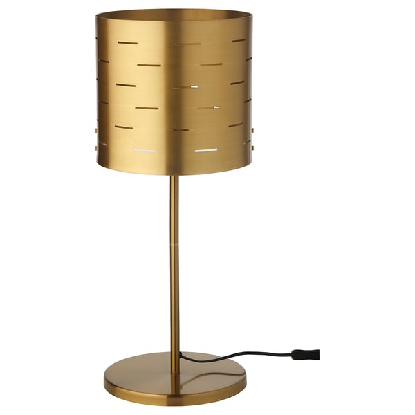 EBBEMÅLA table lamp, brass color, 25" IKEA
