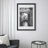 EDSBRUK Frame, black stained, 24x35 ¾ "