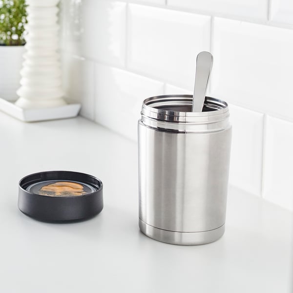 EFTERFRÅGAD Vacuum food container, stainless steel - IKEA