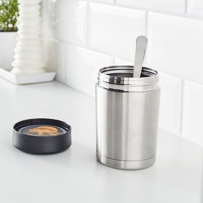 SLUKA Vacuum flask, stainless steel - IKEA