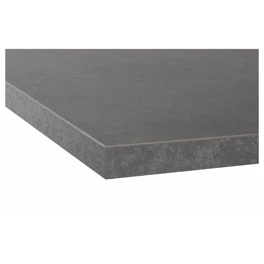 EKBACKEN countertop, concrete effect/laminate, 98x11/8" IKEA