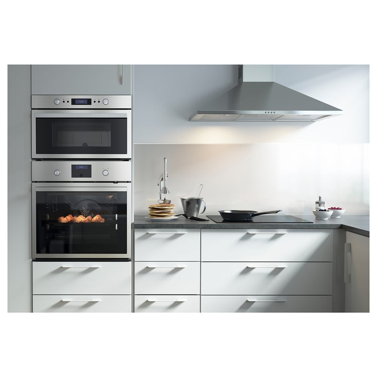 EKBACKEN countertop, concrete effect/laminate, 98x11/8" IKEA