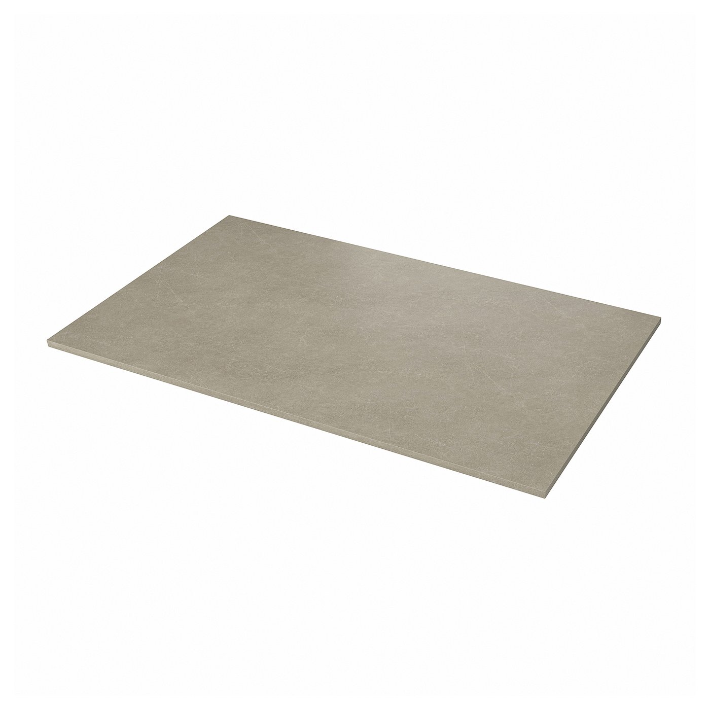 Countertop For Kitchen Island, Gray-Beige Stone Effect/Laminate