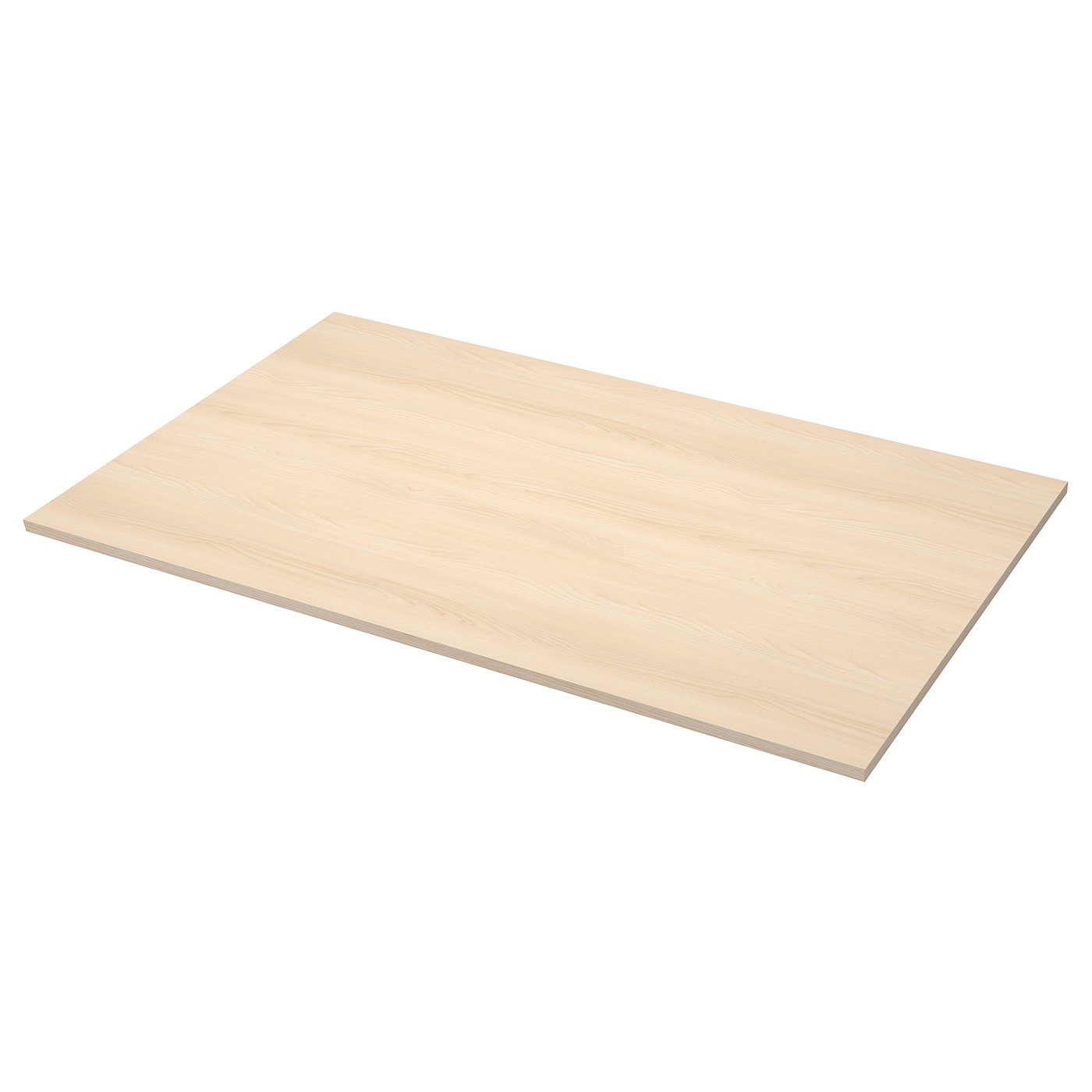 EKBACKEN countertop for kitchen island, light ash effect/laminate