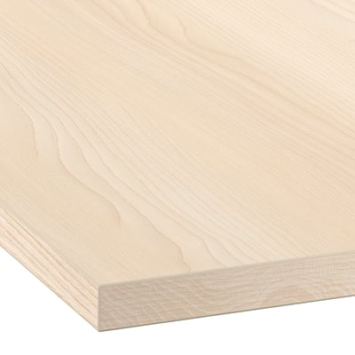 EKBACKEN Countertop for kitchen island, light ash effect/laminate, 74x42x1 1/8 "