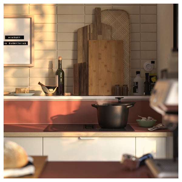 EKBACKEN Countertop, terracotta effect/laminate, 98x1 1/8 "