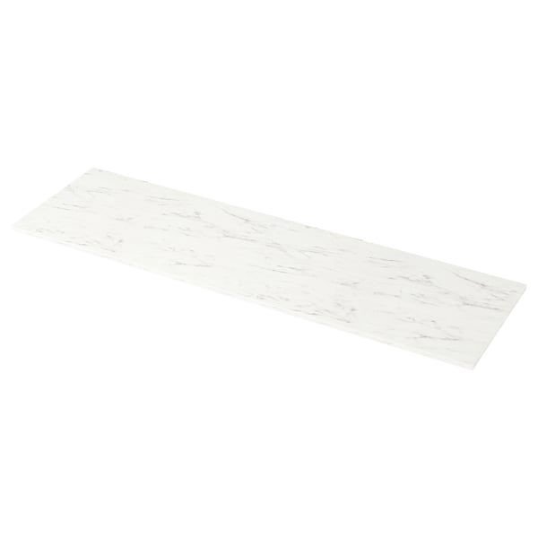 Ekbacken Countertop White Marble Effect Laminate Ikea