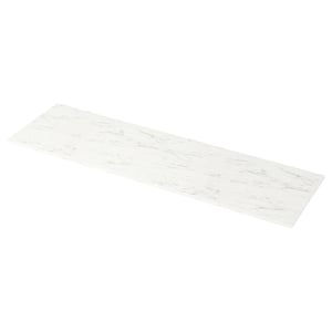 Ekbacken Countertop White Marble Effect Laminate Ikea