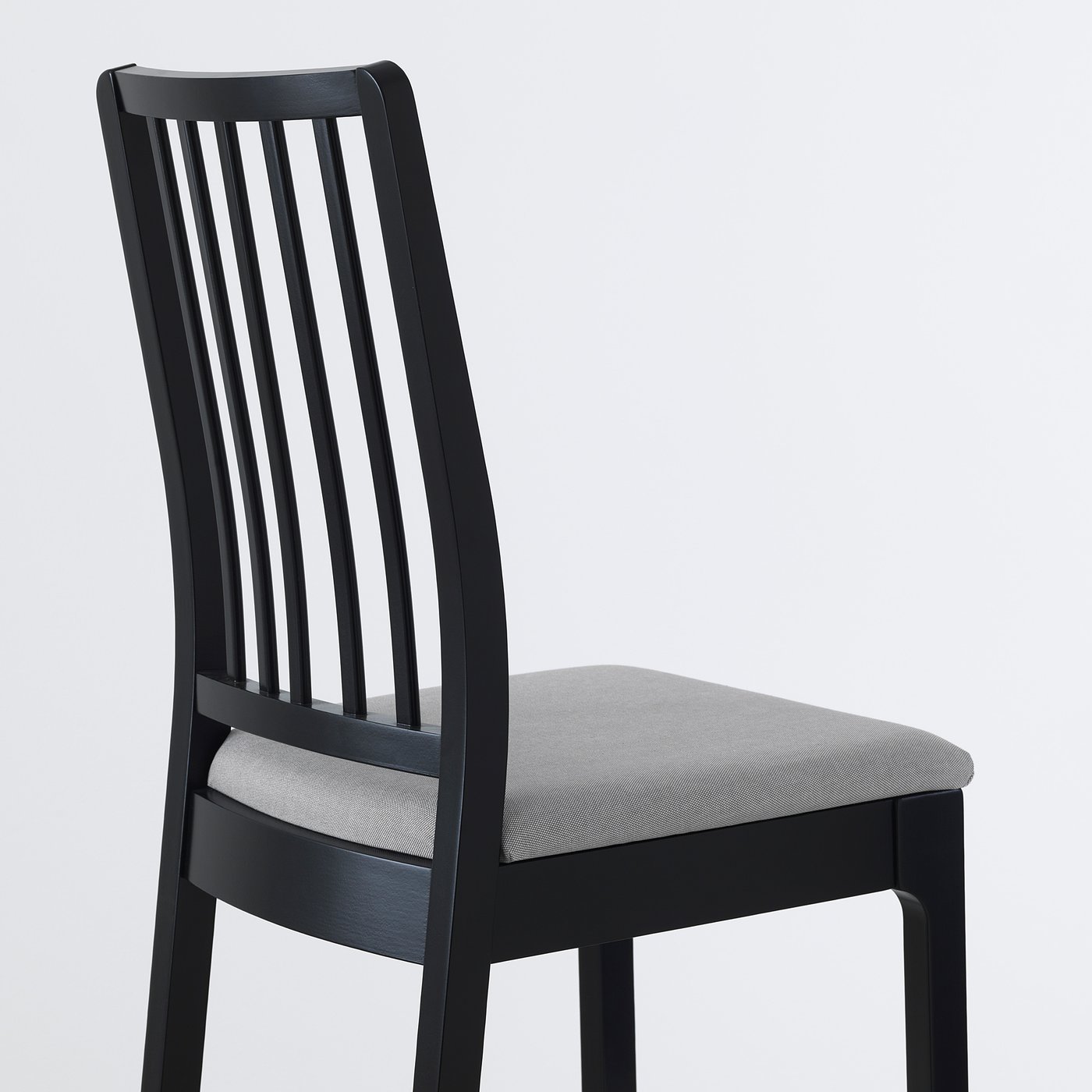 EKEDALEN Chair black, Orrsta light gray IKEA