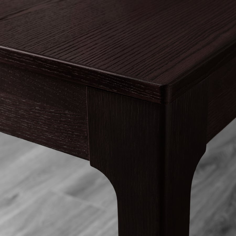 EKEDALEN Extendable table, dark brown, Min. length: 70 7/8" - IKEA