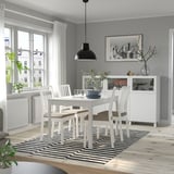 EKEDALEN Extendable table, white, 47 1/4/70 7/8x31 1/2 "