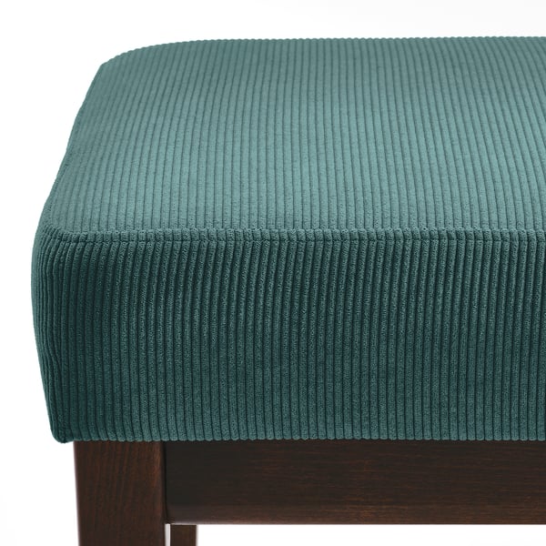 EKENÄSET Bench, Kelinge gray-turquoise, 44 1/8 "